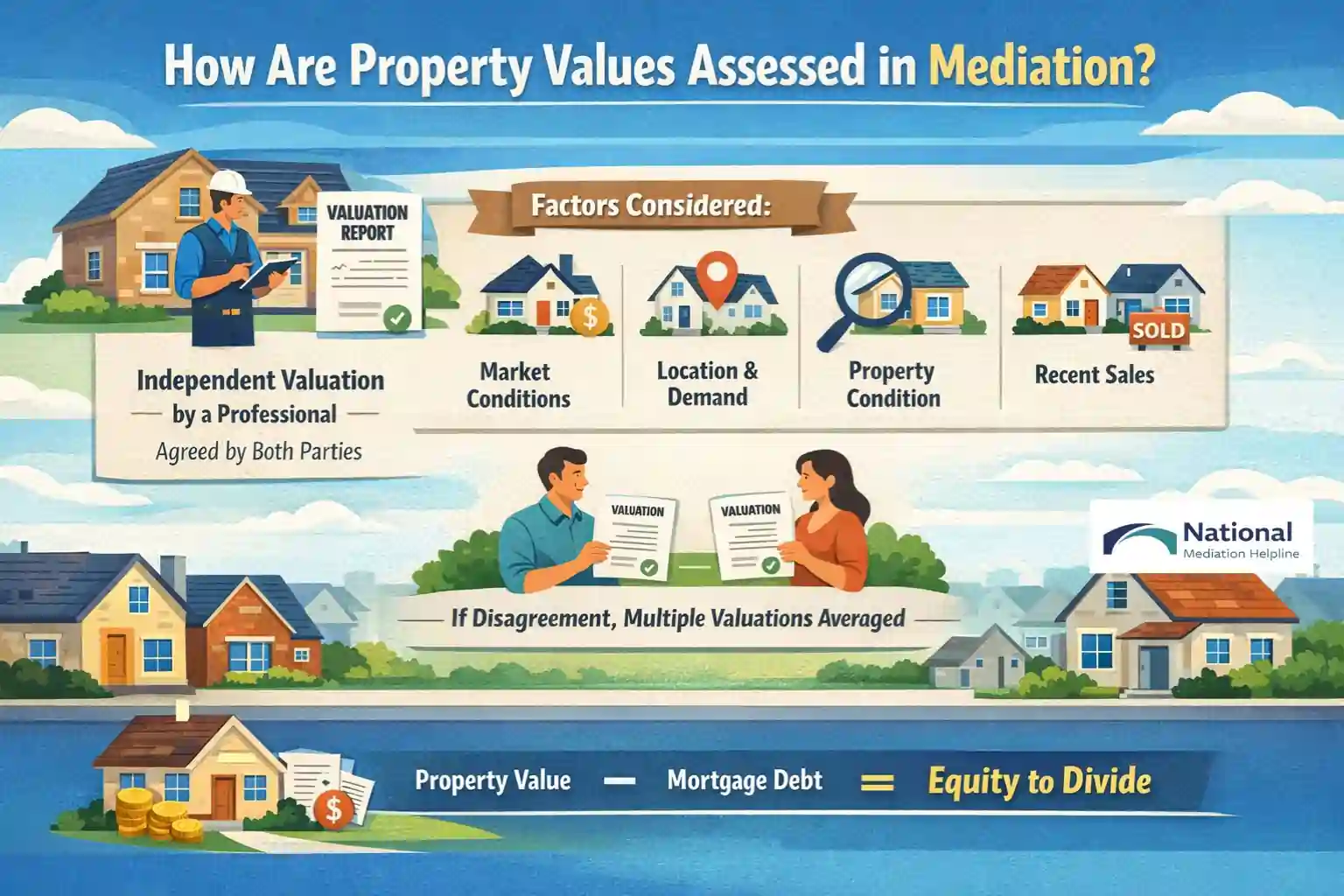 How Are Property Values Assessed in Mediation Stockport?