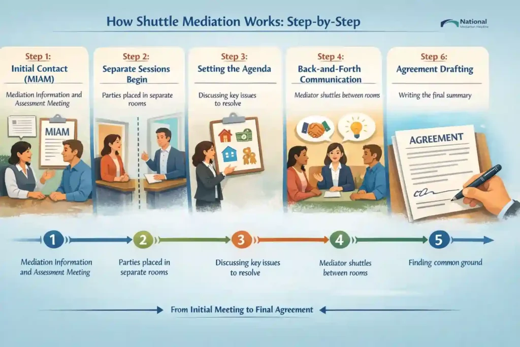 How Shuttle Mediation Works: Step-by-Step Stockport