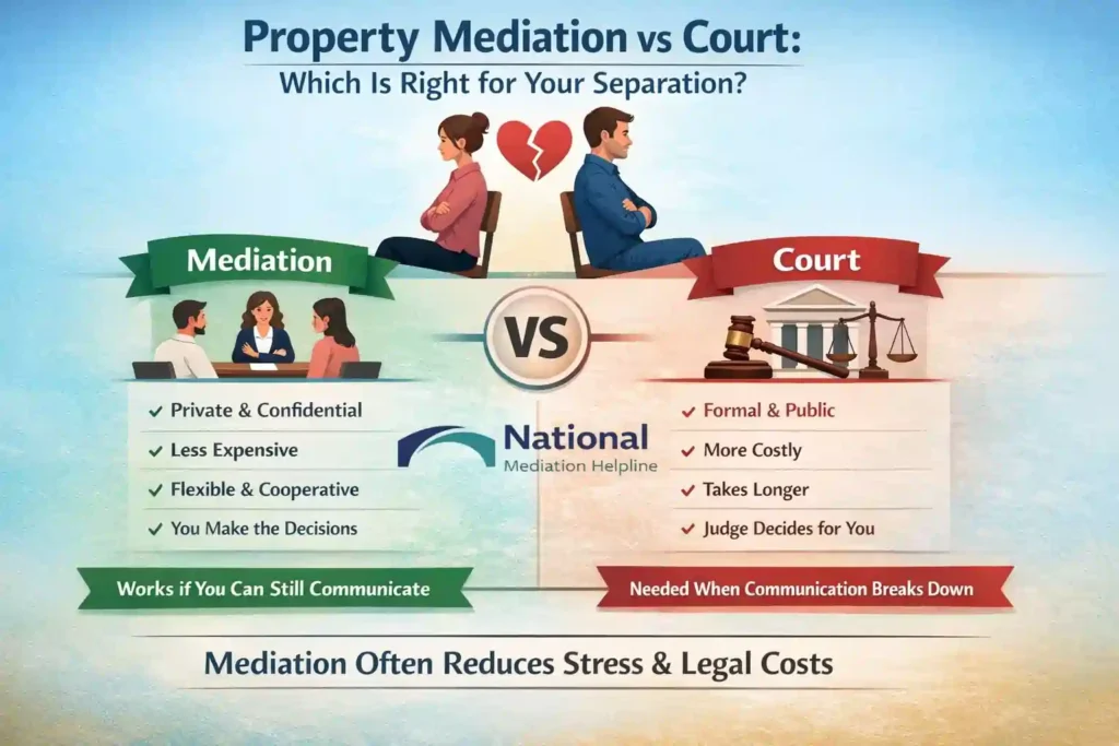 Property Mediation vs Court: Which Is Right for Your Separation Stockport?