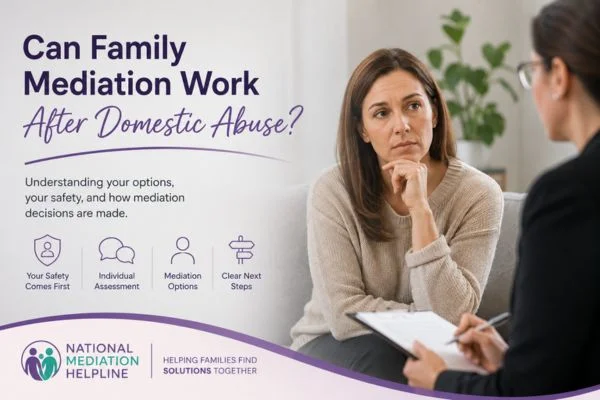 Can Family Mediation Stockport Work After Domestic Abuse?